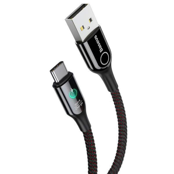 Cáp sạc tự ngắt USB Type C dây dù chính hãng Baseus giá rẻ