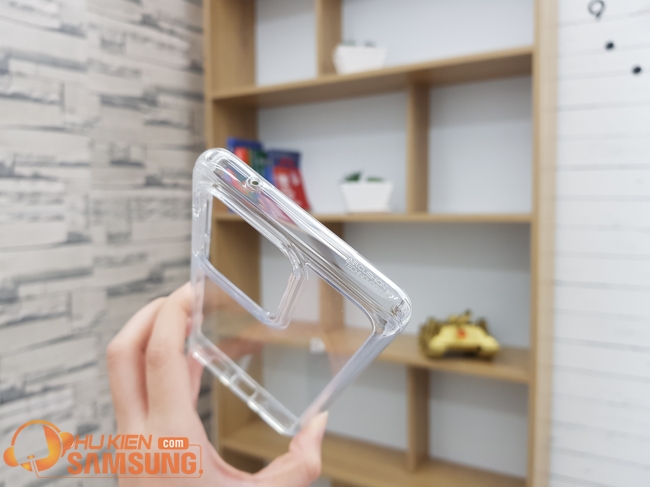 Ốp lưng Spigen Samsung S20 Ultra Crystal Hybrid trong suốt đẹp chính hãng