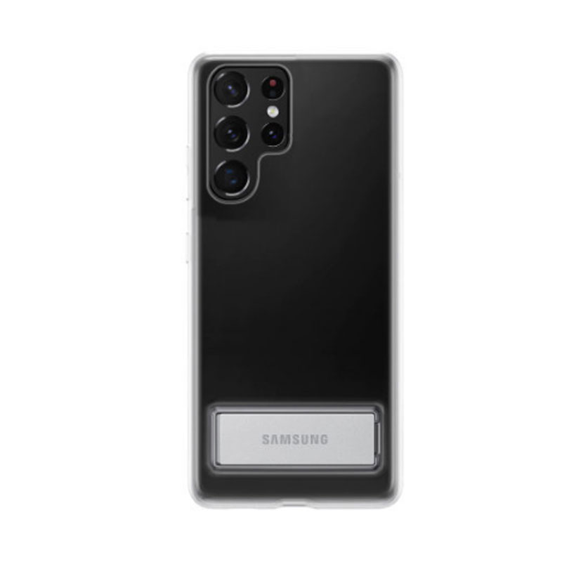 Ốp lưng Samsung S22 Ultra trong suốt cứng Clear Standing đẹp - độc - xịn giá rẻ
